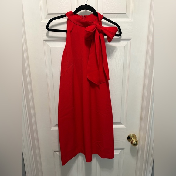 Vince Camuto Dresses & Skirts - Vince Camuto Red Bow-Tie Midi Dress